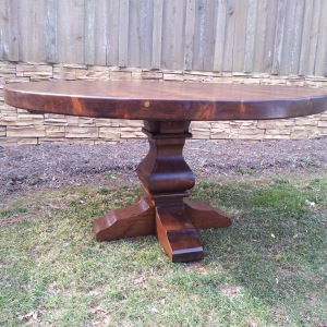 60" King Anna Pedestal Table